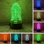 R2-D2 Robot Model 3D LED Night Light