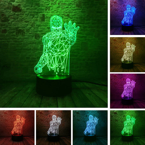 Avengers Iron Man Figure 3D LED Night Light