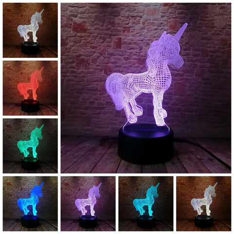 Luminous Unicorn Model 3D LED Night Light