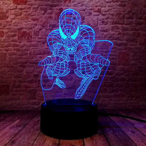 The Amazing Spider-Man Action Figure 3D LED Night Light