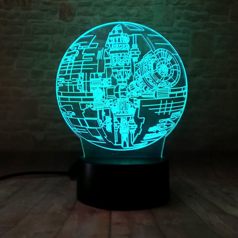 Star Wars DS-1 platform Action Figure 3D LED Night Light