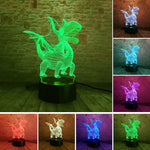 Pokeball Aerodactyl Figure 3D LED Night Light