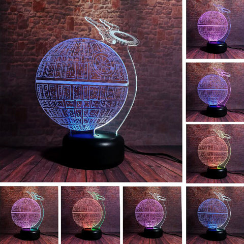 DS-1 Figurines Model 3D LED Night Light