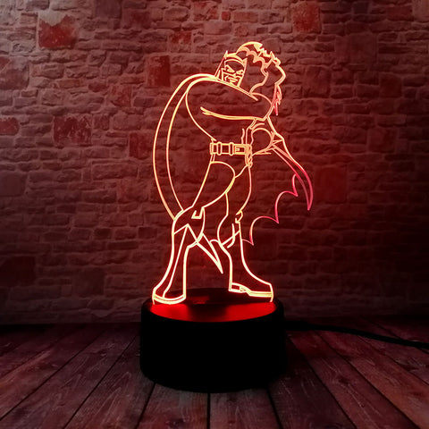 Luminous Wolverine Model 3D LED Night Light