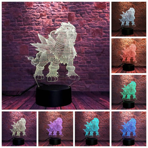 Desk Decor Game Figure 3D LED Night Light