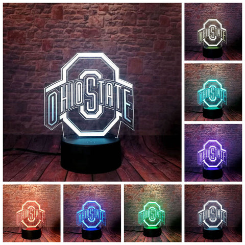 Ohio State Model 3D LED Night Light