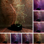 Master Yoda Figurine Model 3D LED Night Light