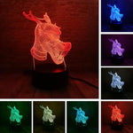 Chinese Dragon Model Figure 3D LED Night Light