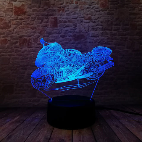 Motorcycle Luminous Model 3D LED Night Light