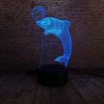 Luminous Dolphin Model 3D LED Night Light