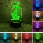 Chinese paper cutting Dragon Model 3D LED Night Light