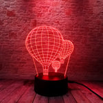 Balloons Model 3D LED Night Light