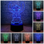 Stitch Anime Figure Model 3D LED Night Light