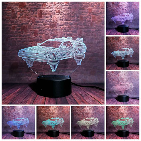 Luminous Levitation Vehicle Model 3D LED Night Light