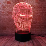 Marvel Iron Man Figurine 3D LED Night Light