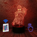 Marvel Iron Man Figurine 3D LED Night Light