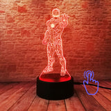 Marvel Iron Man Figurine 3D LED Night Light