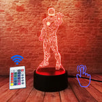 Marvel Iron Man Figurine 3D LED Night Light