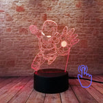 Marvel Iron Man Figurine 3D LED Night Light