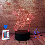 Marvel Iron Man Figurine 3D LED Night Light