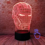 Marvel Iron Man Figurine 3D LED Night Light