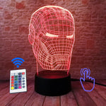 Marvel Iron Man Figurine 3D LED Night Light