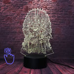 Game of Thrones House Stark Model 3D LED Night Light