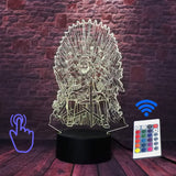 Game of Thrones House Stark Model 3D LED Night Light