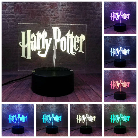 Harry Potter Model 3D LED Night Light