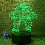 Marvel Iron Man Figurine 3D LED Night Light