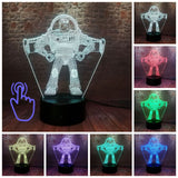 Toy Story Figure Aliens 3D LED Night Light