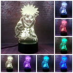 Japan Manga Naruto Anime Figma Model 3D LED Night Light