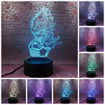 Dragon Ball Z Anime Figure Model 3D LED Night Light