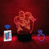 Floating Avengers Iron Man Figure 3D LED Night Light