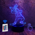 Mickey Mouse and Minnie Mouse Cartoon Figure 3D LED Night Light