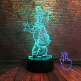 Mickey Mouse and Minnie Mouse Cartoon Figure 3D LED Night Light