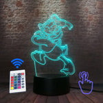 Mickey Mouse and Minnie Mouse Cartoon Figure 3D LED Night Light