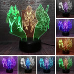 Marvel Spiderman Figure 3D LED Night Light