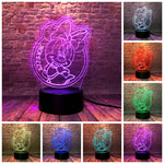 Figure Minnie Mouse Model 3D LED Night Light