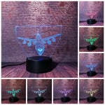 Luminous Drone Model 3D LED Night Light