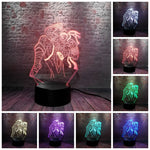 LOL Hero Model lee Sin Figure 3D LED Night Light