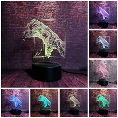 Luminous Animal Paw Figure 3D LED Night Light