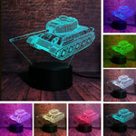 Flash Tank Model 3D LED Night Light