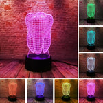 Tooth Model 3D LED Night Light