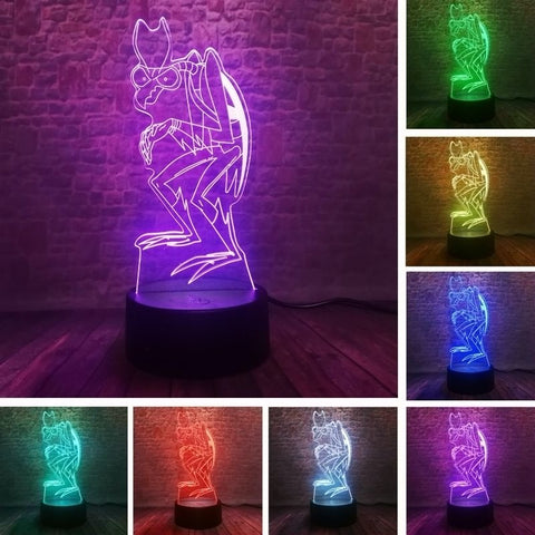 Space Ghost Zorak Anime Figure 3D LED Night Light