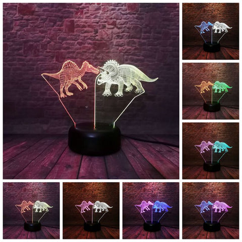 Jurassic World Dragon Model 3D LED Night Light